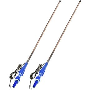 2Pcs 3FT RGB LED Whip Lights 270° Auto Strobe LED Antenna Light Waterproof for Off-Road ATV UTV RZR Truck Boat Can-am.DC12V.(90cm)