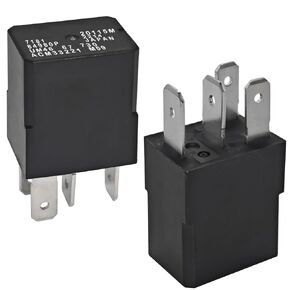 Automotive Relay ACM33221 (Pack of 2) - 12VDC 4-Pin Multipurpose Plug-in Relay for CM1-aF-12V CM1a-R-12V-H78 - Ensure Efficient Electrical Control