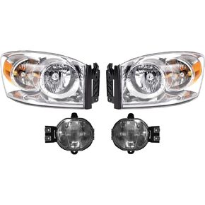 TRQ Lighting Kit Compatible with 2007-2008 Dodge Ram 1500 Ram 2500 Ram 3500