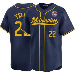 Custom Mens/Youth Milwaukee Seattle Baseball Stitched T-Shirt for Sports Fan