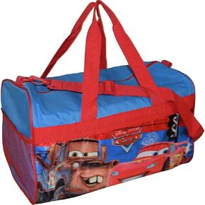 Ruz Disney Cars 18"" Carry-On Duffel Bag Lightning McQueen