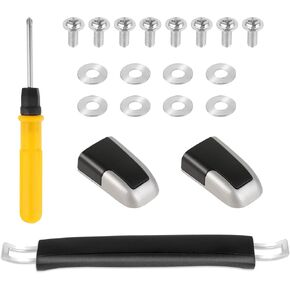 Luggage Replacement Handle Part, Plastic Luggage Pull Handle Grip Replacement Suitcase Handle Parts for Luggage Case Repair Suitcase Black Handle Replace Parts