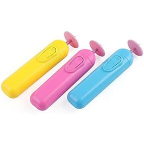 gofidin 1Pcs Origami Paper Tool Electric Quilling Pen DIY Handmade Roll Paper Slotted Needle Tool Paper Craft(Random Color)