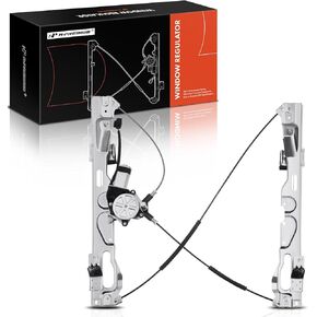 A-Premium Electric Power Window Regulator with 2-Pin Motor Compatible with Ford F-150 2009-2010 Front Left Driver Side Replace# 9L3Z1523201C
