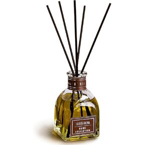 Liliya’s Aroma Reed Diffuser Amber Wood, Home Collection, Diffuser Scent of Sandalwood and Sweet Vanilla, Diffuser Set 5 oz |150 ml