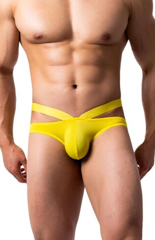 Men's Ice Silk Bikini Solid Briefs Classic Low Rise Underwear in Kuwait