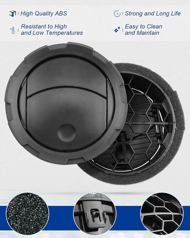 مكيف هواء لوحة القيادة مناسب لسيارة Ford F250 F350 F450 F550 Super Duty 2011-2016، يستبدل BC3Z-19893-AA، 4 قطع باللون الأسود in Saudi Arabia