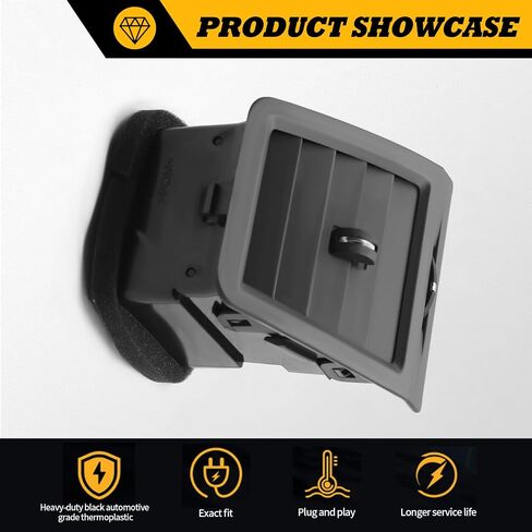 Heat A/C Outlet Vent Left Side 1QL41XDVAA Compatible with 2008-2014 Challenger 1NF05XDVAB in Saudi Arabia