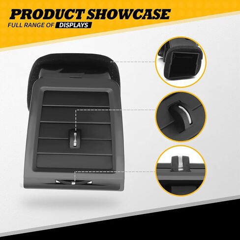 Heat A/C Outlet Vent Left Side 1QL41XDVAA Compatible with 2008-2014 Challenger 1NF05XDVAB in Saudi Arabia
