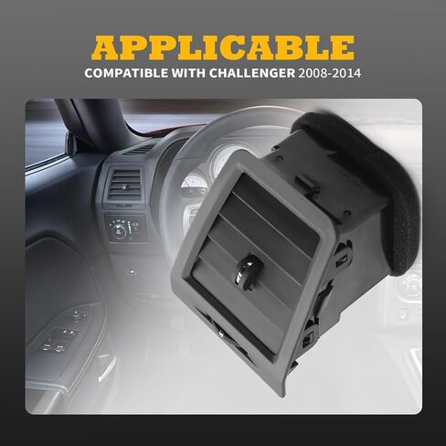Heat A/C Outlet Vent Left Side 1QL41XDVAA Compatible with 2008-2014 Challenger 1NF05XDVAB in Saudi Arabia