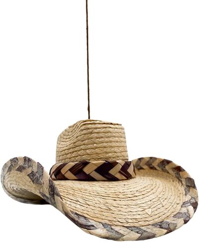 Straw Paja Hat for Gardening, Costumes, Outside Activities, Lifeguard Hat and Everyday Usage Brown in Saudi Arabia