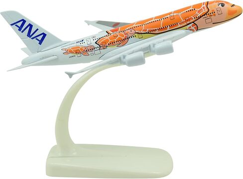TANG DYNASTY(TM 1:500 15cm A380 ANA Sea Turtle Metal Airplane Model Plane Toy Plane Model (Orange) in Saudi Arabia