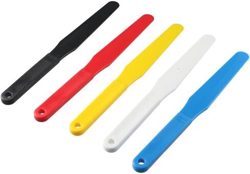 5 قطع ملعقة طباعة الشاشة، 5 ألوان بطول 11.3 بوصة ملاعق حبر بلاستيكية مجرفة طباعة الشاشة الحريرية للطباعة الحريرية in Kuwait