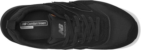 حذاء New Balance Elite Lite Static Dissipative X-Wide Composite Toe، حذاء عمل صناعي خفيف الوزن ومقاوم للانزلاق، أسود/أسود، 14 in Saudi Arabia