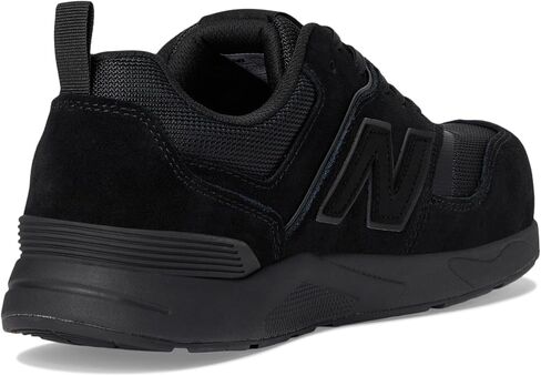 حذاء New Balance Elite Lite Static Dissipative X-Wide Composite Toe، حذاء عمل صناعي خفيف الوزن ومقاوم للانزلاق، أسود/أسود، 14 in Saudi Arabia