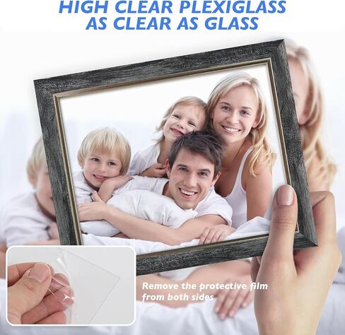 XUANLUO إطارات الصور 10 حزمة معرض الكولاج مجموعة ديكور الحائط مع إطار الصورة 4x6 5x7 8x10 لسطح الطاولة أو التركيب in Kuwait