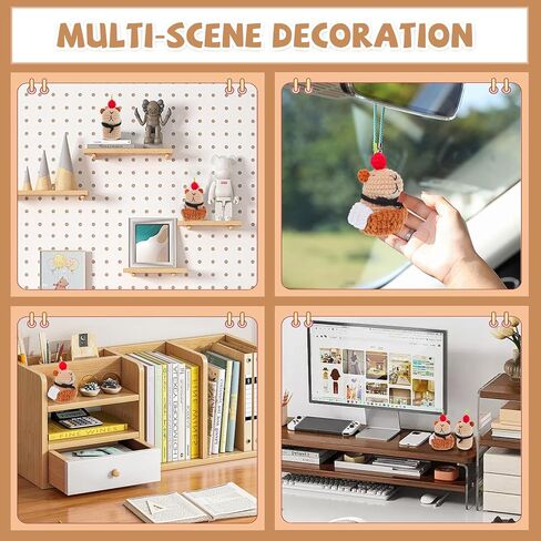 مجموعة الكروشيه WSICSE للمبتدئين، مجموعة أدوات الحياكة الحيوانية مع دروس فيديو خطوة بخطوة، مجموعة كابيبارا الكروشيه للمبتدئين للبالغين والأطفال in Kuwait