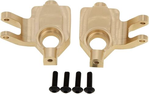 MEUS RACING UTB18 Brass Steering Knuckles 33g/pc for AXIAL UTB18 Capra Trail Buggy #AXI212010 Upgrade Parts, Black in Saudi Arabia