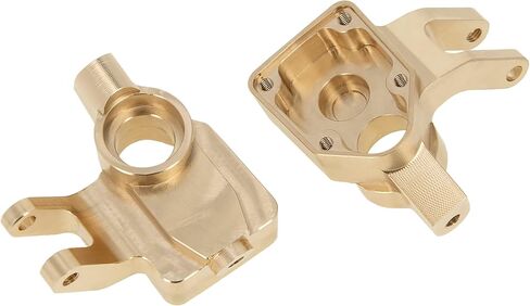 MEUS RACING UTB18 Brass Steering Knuckles 33g/pc for AXIAL UTB18 Capra Trail Buggy #AXI212010 Upgrade Parts, Black in Saudi Arabia