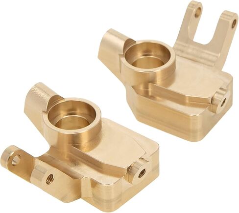MEUS RACING UTB18 Brass Steering Knuckles 33g/pc for AXIAL UTB18 Capra Trail Buggy #AXI212010 Upgrade Parts, Black in Saudi Arabia