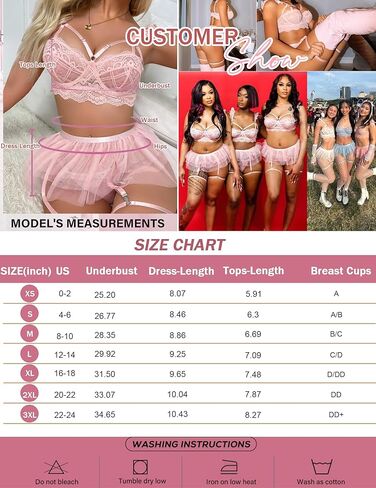 أطقم ملابس داخلية نسائية من الدانتيل مع أحزمة رباط in Kuwait