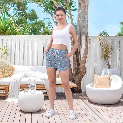 Women's Athletic Shorts Workout Running Gym Quick Dry Liner Shorts with Pockets in Saudi Arabia