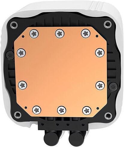 MasterFan MF140 Halo White Edition ARGB Gen2 Lighting Fan, 24 Independently LEDs, PWM Static Pressure Fan, Absorbing Pads for Computer Case & Liquid,for 5V 3-Pin ARGB in Kuwait