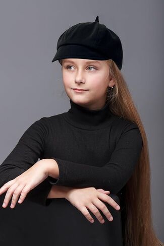 قبعات Jastore Kids Boys Girls Newsboy قبعات صوفية مسطحة قبعة كابي للأطفال الصغار in Kuwait