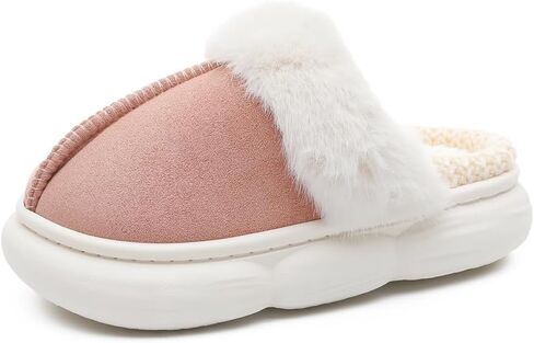 Girls Slippers Fluffy Slip on House Shoes for Boys Outdoor Clog Slippers in Kuwait