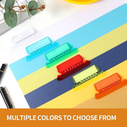 60pcs File Folder Tabs Hanging File Folder Tabs and Inserts with 120 Plastic Tabs Hanging Folders Colourful File Folder Labels for Easy to Read File Identification in Saudi Arabia