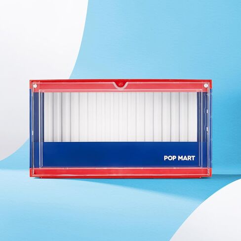حاوية عرض مضيئة من سلسلة POP MART DIMOO'S Holiday in the USA، حافظة حاوية عرض لمجموعة ألعاب الصناديق العمياء in Kuwait