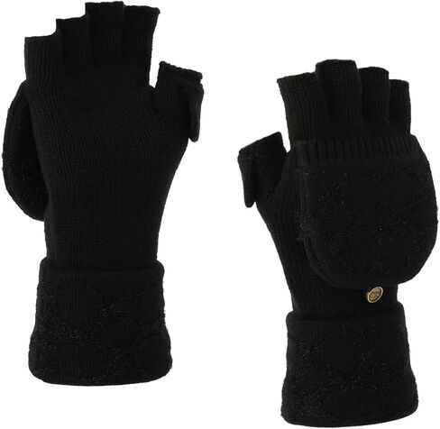 Coach womens Signature C Metallic Knit Pop Top Glove in Saudi Arabia