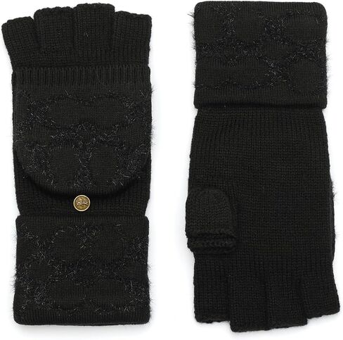 Coach womens Signature C Metallic Knit Pop Top Glove in Saudi Arabia