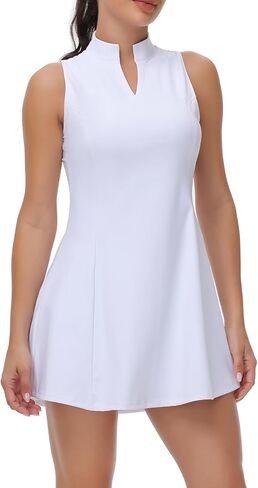 Tennis Golf Dress for Women Workout Active Athletic Dresses with Shorts 2 Piece Sets Outfits Cute Clothes Summer in Kuwait