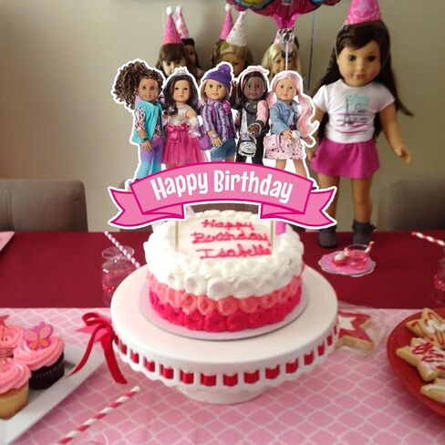 37Pcs American Doll Party Cake&Cupcake Toppers for Birthday Party Supplies,Boys' Theme Birthday Party Decoration in Saudi Arabia