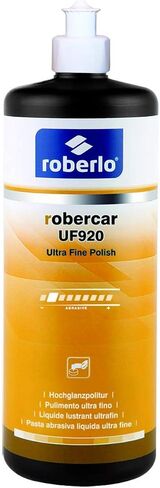طلاء ROBERCARUF920 فائق النعومة - مركب تلميع وتقطيع وتلميع ممتاز لترميم طلاء السيارات ومجموعة تلميع - 250 مل - لمسة نهائية شديدة اللمعان in Saudi Arabia