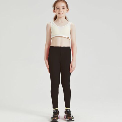 Girls Leggings Black White Multipack Toddler Girls Athletic Fleece Yoga Dance Running Ballet Tights Pants in Kuwait