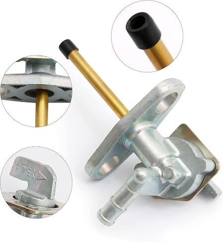 Fuel Valve Petcock for Honda XR50R XR70R XR80R XR100R CRF50 CRF50F CRF70F CRF80F CRF100F, Replace 16960-GEL-701/16950-GCF-671 in Saudi Arabia