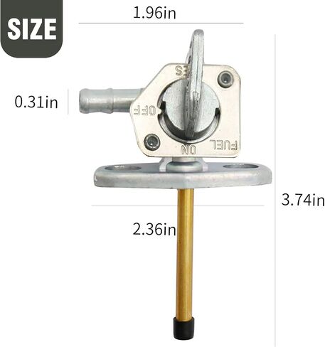 Fuel Valve Petcock for Honda XR50R XR70R XR80R XR100R CRF50 CRF50F CRF70F CRF80F CRF100F, Replace 16960-GEL-701/16950-GCF-671 in Saudi Arabia