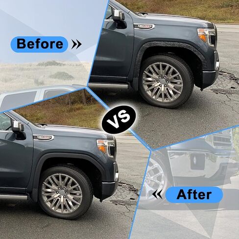 SecosAutoparts Front Right Side Fender Moulding Wheel Arch Trim Compatible with GMC Sierra 1500 2019-2023# 84492974 85522781 GM1291265 in Saudi Arabia
