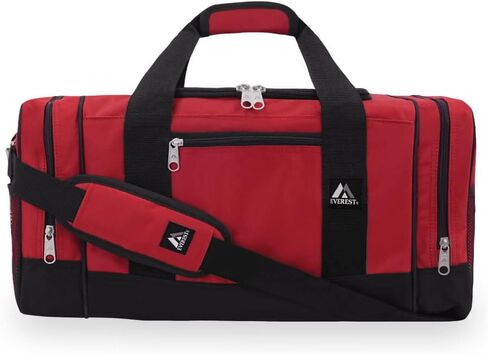 Everest Luggage Sporty Gear Bag, Red/Black, Red/Black, One Size in Saudi Arabia