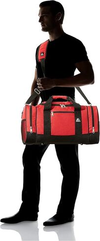 Everest Luggage Sporty Gear Bag, Red/Black, Red/Black, One Size in Saudi Arabia