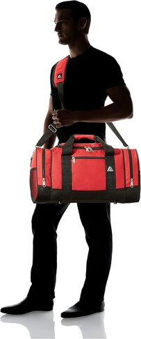 Everest Luggage Sporty Gear Bag, Red/Black, Red/Black, One Size in Saudi Arabia