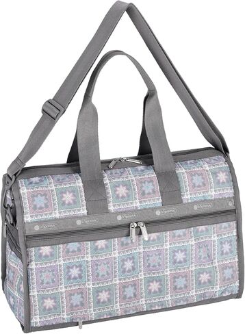 LeSportsac Deluxe Medium Weekender Bag (Pastel Geometric Lace) in Saudi Arabia