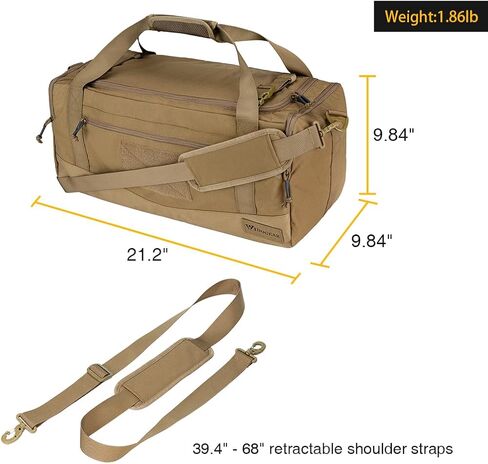 IDOGEAR Tactical Deployment Bag Military Duffle Bag 33L With Shoe Compartment Heavy-Duty Luggage Bag For Outdoor Hiking Traveling Camping(Multi-camo) in Kuwait