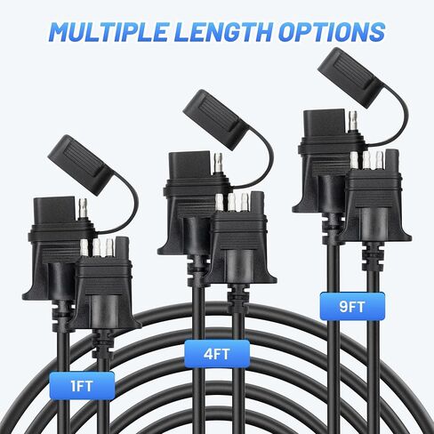 4 Pin Flat Trailer Extension Cable 48" 4FT, 18AWG 4 Way Trailer Wiring Conenctor Harness Vehicle-Side Trailer-Side 4 Prong Trailer Light Plug Trailer Hitch Wire Heavy Duty Copper Jacket Cable in Saudi Arabia