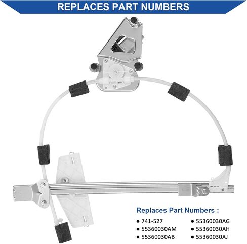Front Side Power Window Motor and Regulator Assembly Compatible with Jeep Liberty KJ 2002-2006 (Front Right Passenger Side) in Saudi Arabia