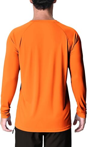 KINSWT Men's UPF 50+ Rash Guard Long Sleeve Sun Protection UV SPF Shirts Quick Dry Lightweight Fishing Swim T-Shirts in Saudi Arabia