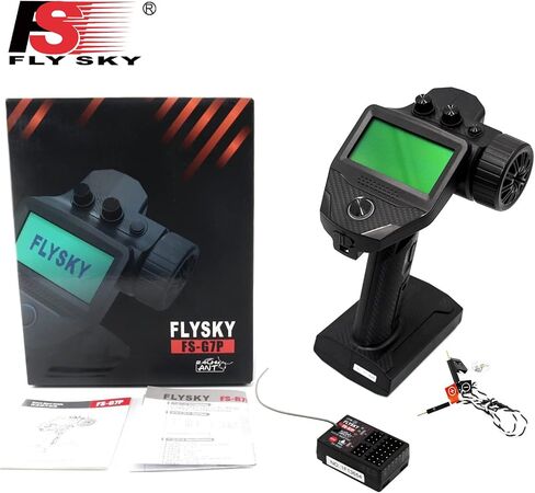 Flysky FS-G7P Transmitter for Cars and Boats, with FS-R7P, 7CH 2.4Ghz Surface Radio Controller for RC Crawler Receiver in Saudi Arabia