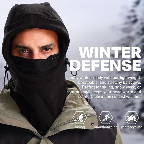 Winter Face Mask for Men Women,Balaclava Ski Mask for Cold Weather, Snowboarding Gear,Snowboard Mask in Saudi Arabia